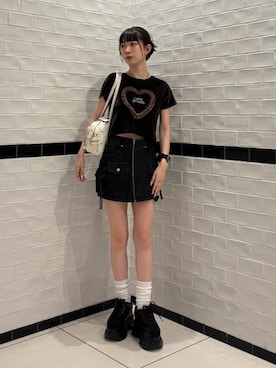 Yuzukiさん（レディース・160cm）の夏コーディネート