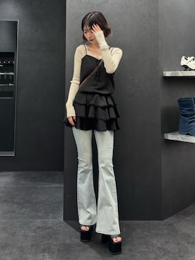 Yuzukiさん（レディース・160cm）の春コーディネート