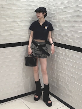 Yuzukiさん（レディース・160cm）の夏コーディネート