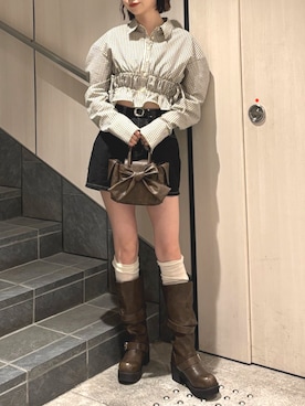 Yuzukiさん（レディース・160cm）の春コーディネート