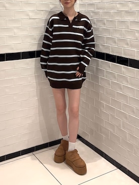 Yuzukiさん（レディース・160cm）の秋コーディネート