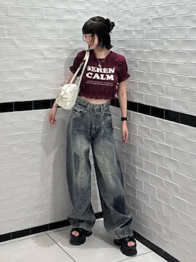 Yuzukiさん（レディース・160cm）の夏コーディネート