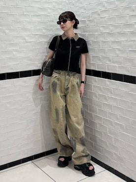 Yuzukiさん（レディース・160cm）の夏コーディネート