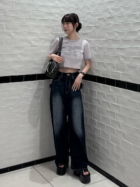 Yuzukiさん（レディース・160cm）の夏コーディネート