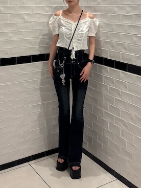 Yuzukiさん(レディース・160cm)の夏コーディネート