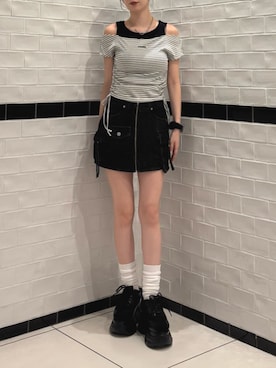 Yuzukiさん（レディース・160cm）の夏コーディネート