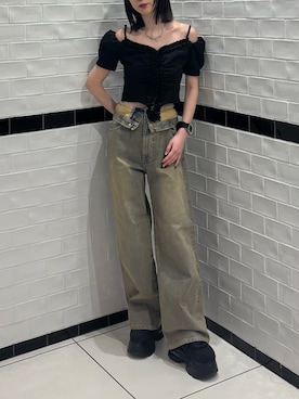 Yuzukiさん(レディース・160cm)の夏コーディネート
