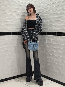 Yuzukiさん（レディース・160cm）の冬コーディネート