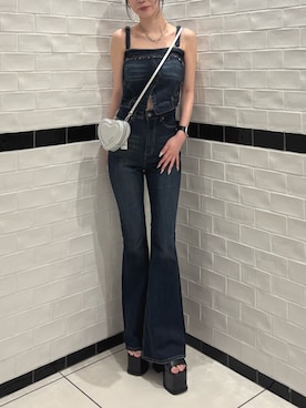 Yuzukiさん(レディース・160cm)の夏コーディネート