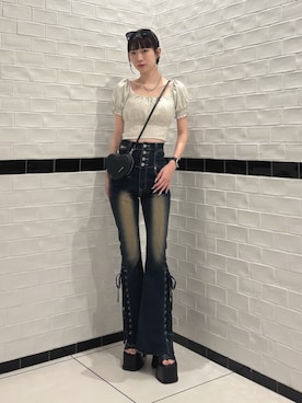 Yuzukiさん(レディース・160cm)の夏コーディネート