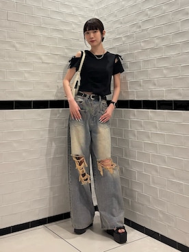 Yuzukiさん(レディース・160cm)の夏コーディネート