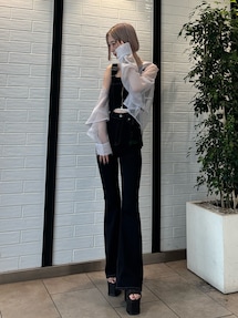 コルセットハングデニムサロペット｜エモダ（EMODA）公式通販｜RUNWAY