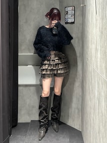 美品　EMODA カバータンクブーツ　Lサイズ EMODA（エモダ） ブーツ カバータンクブーツ レディース : ZOZOTOWN