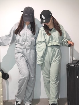 「アイテム（セットアップ）」を使った、mejoul_staffさん（レディース・151cm）の冬コーディネート