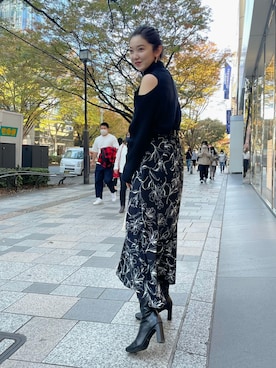 hinokuchi minaさん（レディース・166cm）の冬コーディネート