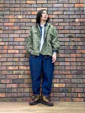 「CAMP7（キャンプセブン）のアイテム（ジャケット/アウター）」を使った、-TSUKA-さん（メンズ・168cm）の冬コーディネート