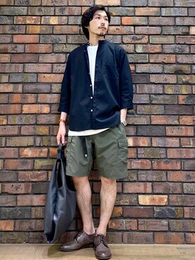 「CAMP7（キャンプセブン）のアイテム（パンツ）」を使った、-TSUKA-さん（メンズ・168cm）の夏コーディネート