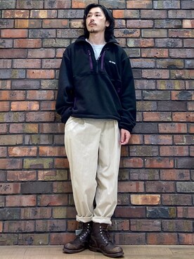 「CAMP7（キャンプセブン）のアイテム（ジャケット/アウター）」を使った、-TSUKA-さん（メンズ・168cm）の秋コーディネート