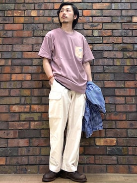 「LEE」｜-TSUKA-さん（メンズ・168cm）の夏コーディネート