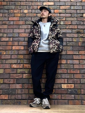 「BACK NUMBER（バックナンバー）のアイテム（スウェット）」を使った、-TSUKA-さん（メンズ・168cm）の冬コーディネート