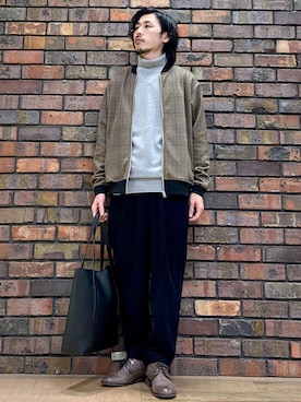 「BACK NUMBER（バックナンバー）のアイテム（ブルゾン）」を使った、-TSUKA-さん（メンズ・168cm）の秋コーディネート