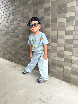 kiiiiyo09さん（キッズ・90cm）の夏コーディネート