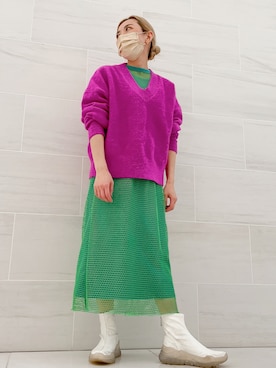 横井亜紀さんのコーディネート