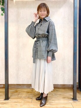 まあちゃみさん(レディース・164cm)の秋コーディネート