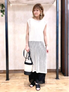 まあちゃみさん（レディース・164cm）の夏コーディネート