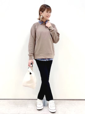 「Sweet Camel（スウィートキャメル）のアイテム」を使った、まあちゃみさん（レディース・164cm）の冬コーディネート