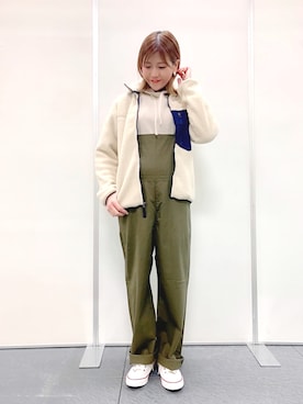 「Levi's（リーバイス）のアイテム（ブルゾン）」を使った、まあちゃみさん（レディース・164cm）の冬コーディネート