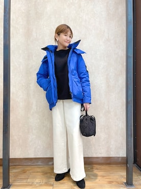 「CAMP7」｜「アイテム（ジャケット/アウター）」を使った、まあちゃみさん（レディース・164cm）の秋コーディネート