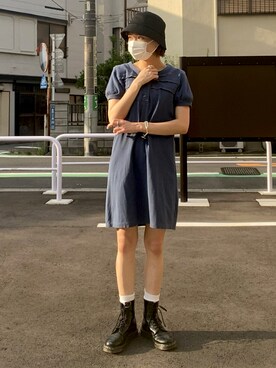 A P C アーペーセー のワンピース ドレスを使ったレディース人気ファッションコーディネート Wear