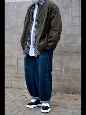 「SENSE（センス）のアイテム」を使った、OSCAR🤞🏼さん（メンズ・180cm）の冬コーディネート