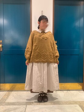 ワンピースを使った 丸襟 の人気ファッションコーディネート Wear