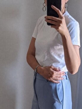 「UNIQLO U」｜yu-chanさん（レディース・164cm）の夏コーディネート