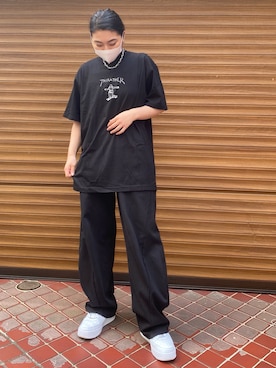 「スラッシャー」｜AIRIさん（レディース・160cm）の夏コーディネート