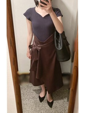 「OLコーデ」｜「アイテム（パンツ）」を使った、megmemegmeさん（レディース・162cm）の夏コーディネート