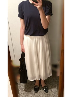「OLコーデ」｜「アイテム（パンツ）」を使った、megmemegmeさん（レディース・162cm）の秋コーディネート