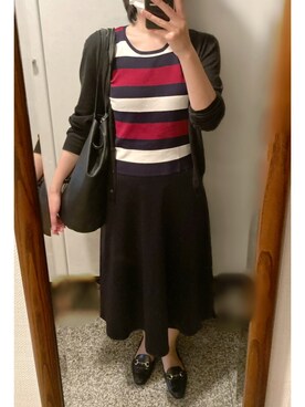 「Steven Alan（スティーブンアラン）のアイテム（トートバッグ）」を使った、megmemegmeさん（レディース・162cm）の夏コーディネート