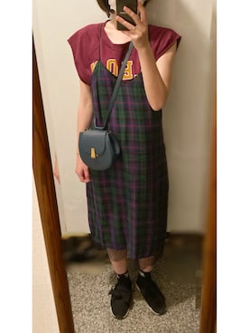「NINE（ナイン）のアイテム」を使った、megmemegmeさん（レディース・162cm）の秋コーディネート
