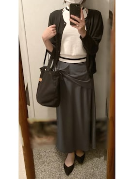 「OLコーデ」｜「アイテム（パンツ）」を使った、megmemegmeさん（レディース・162cm）の秋コーディネート