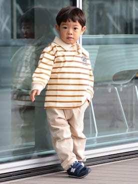 「アイテム（パンツ）」を使った、B:MING by BEAMS KIDSさん（キッズ・100cm）の秋コーディネート