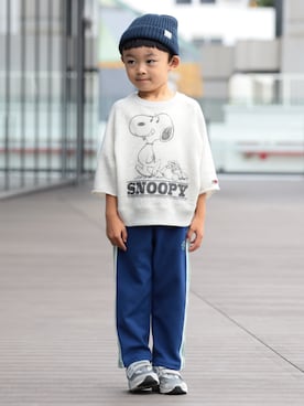 「アイテム（ニットキャップ/ビーニー）」を使った、B:MING by BEAMS KIDSさん（キッズ・110cm）の冬コーディネート