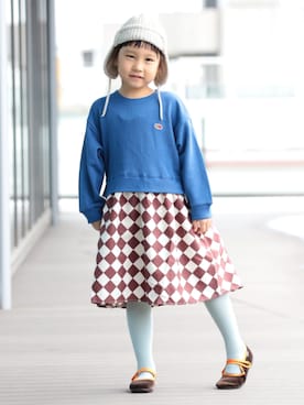 「アイテム（ワンピース/ドレス）」を使った、B:MING by BEAMS KIDSさん（キッズ・110cm）の秋コーディネート