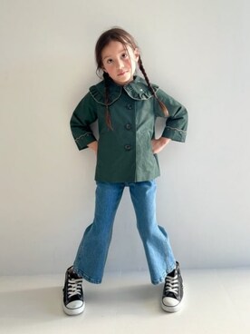 「コート」｜「アイテム（その他アウター）」を使った、B:MING by BEAMS KIDSさん（キッズ・120cm）の冬コーディネート