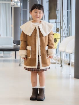 「アイテム（ジャケット/アウター）」を使った、B:MING by BEAMS KIDSさん（キッズ・110cm）の秋コーディネート