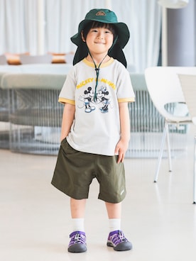 「Gramicci（グラミチ）のアイテム」を使った、B:MING by BEAMS KIDSさん（キッズ・110cm）の春コーディネート