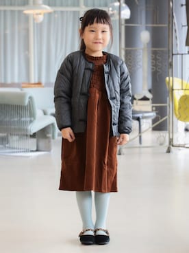 「アイテム（ワンピース/ドレス）」を使った、B:MING by BEAMS KIDSさん（キッズ・110cm）の秋コーディネート