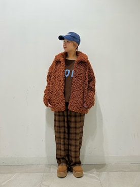 「ROSE BUD（ローズバッド）のアイテム（パンツ）」を使った、chihiroさん（レディース・153cm）の冬コーディネート